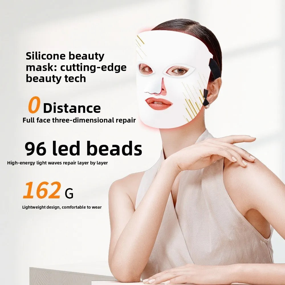 LED silicone beauty mask
