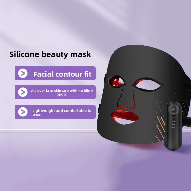 LED silicone beauty mask